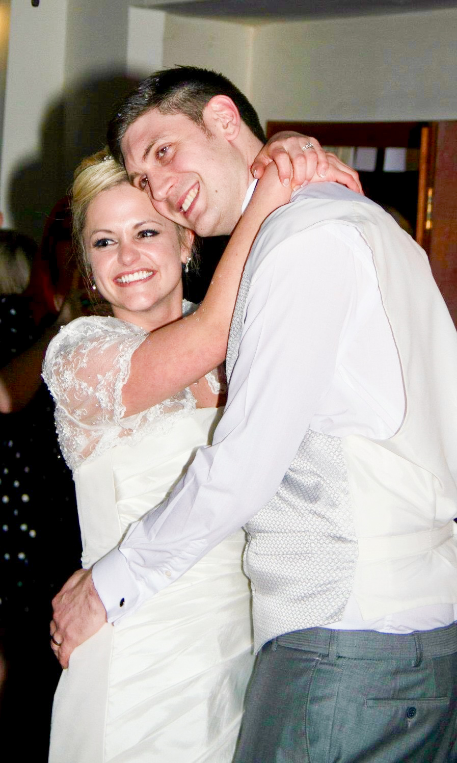 Shaun and Charlotte Zablocki on their wedding day